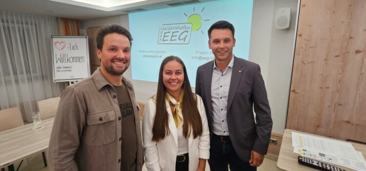 Erfolgreiche Informationsveranstaltung in Ernsthofen zur Energiegemeinschaft Haag-Haidershofen eGen Erfolgreiche Informationsveranstaltung in Ernsthofen zur Energiegemeinschaft Haag-Haidershofen eGen
